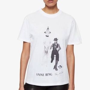 Anine Bing Bowie Ida Tshirt S Small